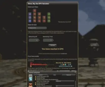 2Digitalgames.de(Final Fantasy XIV Stone Sky Sea Calculator) Screenshot