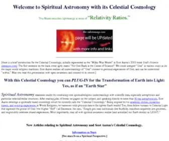2Divineways.com(Spiritual Astronomy with a Celestial Cosmology based on "Relativity Ratios") Screenshot