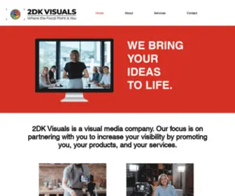 2Dkvisuals.com(2DK Visuals Media focus) Screenshot