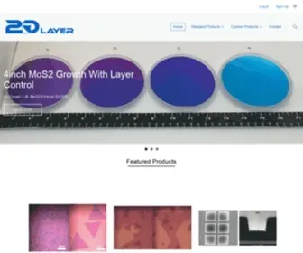 2Dlayer.com(2D Materials) Screenshot