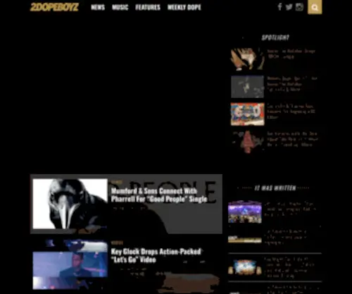 2Dopeboyz.com(In the middle we stay calm) Screenshot