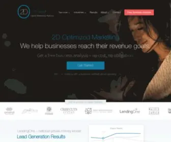 2Doptimized.com(2D Optimized Marketing) Screenshot