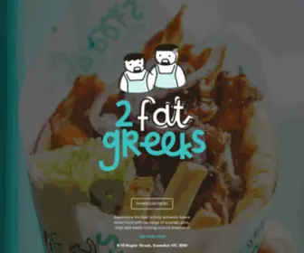 2Fatgreeks.com.au(2 Fat Greeks) Screenshot