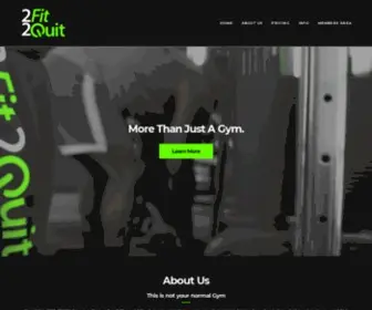 2Fit2Quit.com(More Than Just a Gym) Screenshot