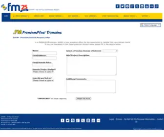 2.fm(Premium Dropped .FM Domain Names) Screenshot