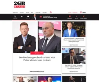 2GB.com.au(Sydney's premier news and talk radio station) Screenshot