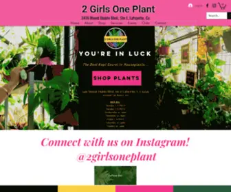 2Girlsoneplant.com(House plants) Screenshot