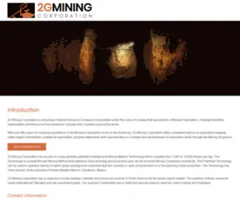 2Gmining.com(2G Mining Corporation) Screenshot