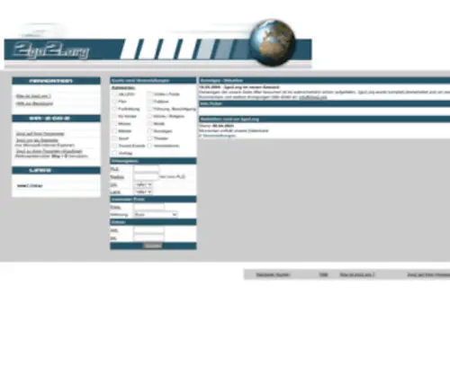 2GO2.org(Herzlich Willkommen bei newCOMer) Screenshot