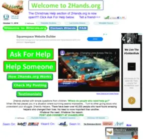 2Hands.org(One Hand Helping Another) Screenshot