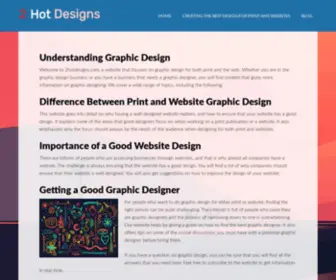 2Hotdesigns.com(Understanding Graphic Design) Screenshot