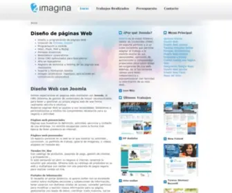 2Imagina.com(Diseño Páginas Web Joomla) Screenshot