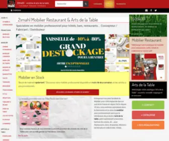 2Imahl.fr(Mobilier CHR professionnel et arts de la table pour restaurant) Screenshot