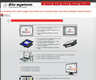 2IN-SYstem.com(Fabricant d'écrans) Screenshot