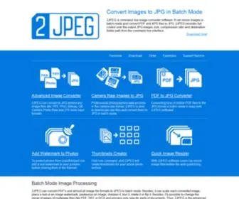 2Jpeg.com(Convert Images to JPG in Batch Mode 2JPEG) Screenshot