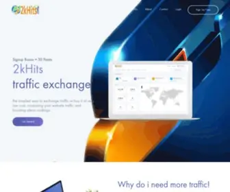 2Khits.com(Best Traffic Exchange Service) Screenshot