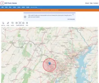 2KMfromhome.com(20KM from home) Screenshot
