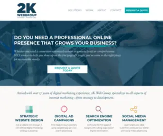 2Kwebgroup.com(Website Design & Development) Screenshot