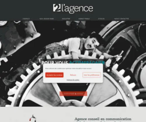 2Lagence.com(Agence conseil en communication) Screenshot