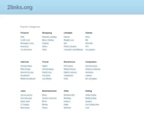2Links.org(専用ページから直リンク) Screenshot