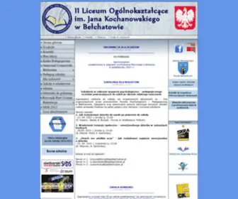 2Lokochanowski.pl(II Liceum Ogólnokształcące im) Screenshot