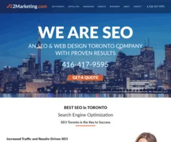 2Marketing.com(SEO Toronto) Screenshot