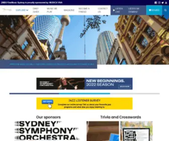 2MBsfinemusicsydney.com(2MBS Fine Music Sydney) Screenshot