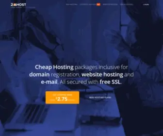 2Mhost.com(Cheap Hosting with free SSL) Screenshot