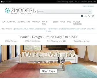 2Modern.com(Modern Furniture) Screenshot