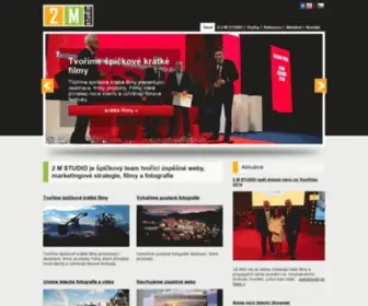 2Mstudio.cz(Web design) Screenshot