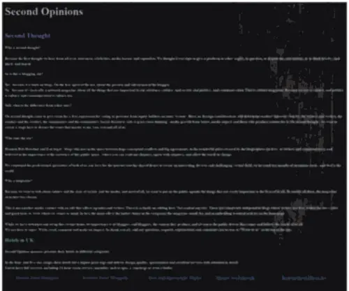2ND-OPS.com(Second Opinions) Screenshot