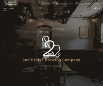 2NDbridgebrewing.com(2nd Bridge Brewing Company) Screenshot