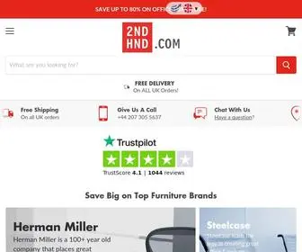 2NDHND.com(Quality Office Furniture) Screenshot