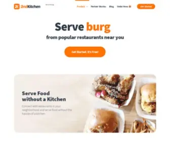 2Ndkitchen.com(Serve Food without a Kitchen) Screenshot