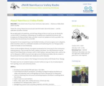 2NVR.org.au(2NVR Nambucca Valley Radio 105.9 FM Community Radio) Screenshot