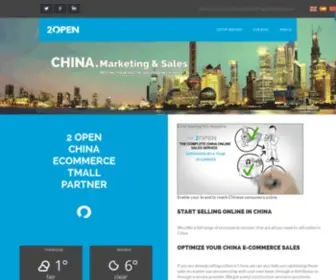 2Open.biz(China Ecommerce) Screenshot