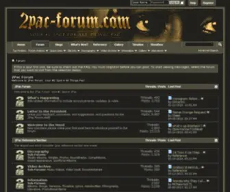 2Pac-Forum.com(2Pac Forum) Screenshot