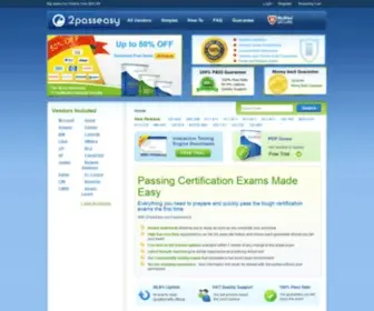 2Passeasy.com(2020 Actual Exam Dumps help you pass certification easily) Screenshot