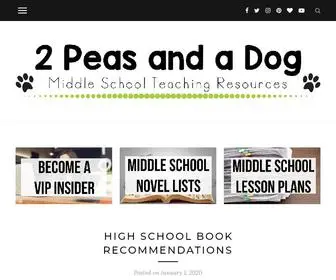 2Peasandadog.com(2 Peas and a Dog) Screenshot