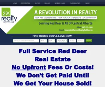 2Percentrealtyreddeer.ca(Red Deer Real Estate) Screenshot