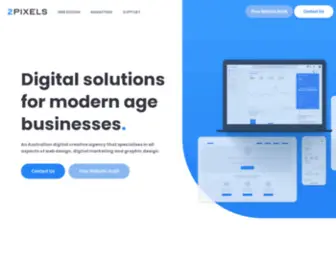 2Pixels.com.au(Australia Web Design and Digital Marketing Agency) Screenshot