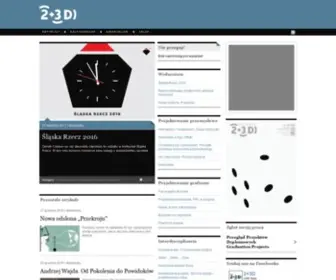 2Plus3D.pl(Ogólnopolski kwartalnik projektowy. Profesjonalny magazyn dla dizajnerów) Screenshot