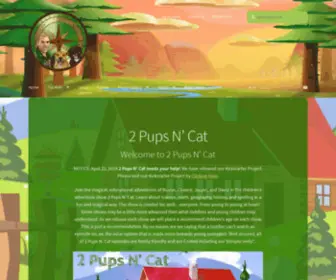 2Pupsncat.com(2 Pups N' Cat) Screenshot