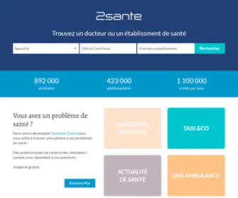 2Sante.com(2santé.com) Screenshot