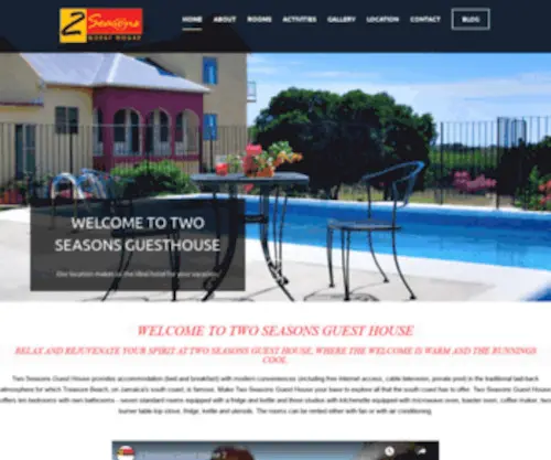 2Seasonsguesthouse.com(Jamaican guest house) Screenshot