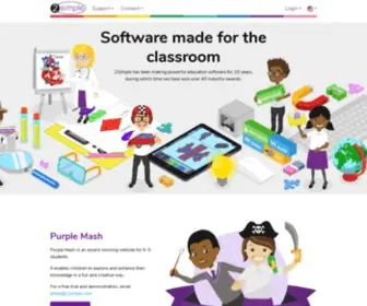 2Simple.com(Award winning educational software) Screenshot