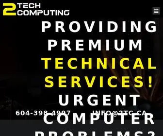 2Techcomputing.ca(Best Computer Repair) Screenshot