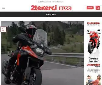 2Tekerci.com(2tekerciden®️ Satılık Motosikletler 2) Screenshot