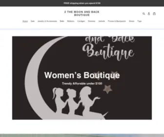 2Themoonandbackboutique.com(2 the Moon and Back Boutique) Screenshot