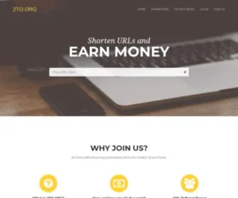 2TO.org(SHORTEN YOUR LINK AND EARN MONEY) Screenshot